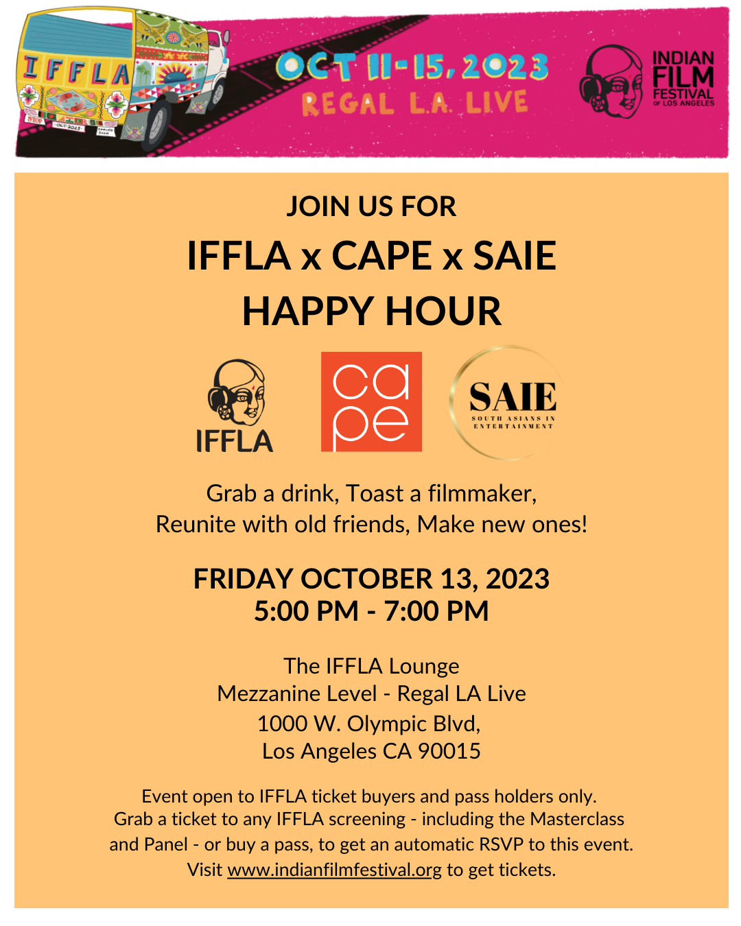 IFFLA-CAPE-SAIE Happy Hour